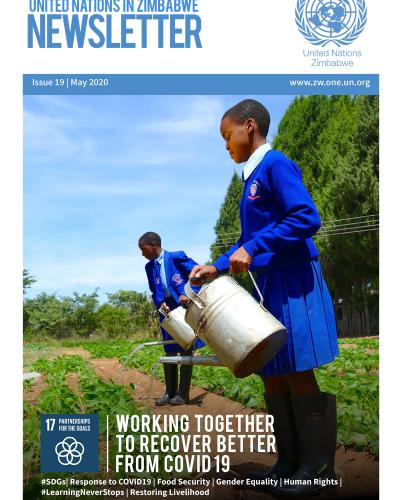 Publication cover - 19th Issue - UN in Zimbabwe Newsletter 