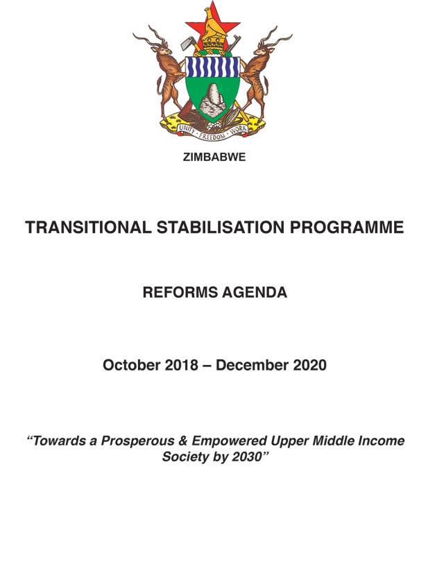 Publication cover - Zimbabwe Transitional Stabilisation Programme