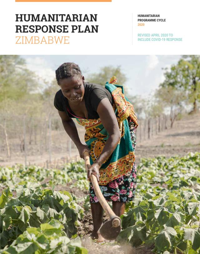 Publication cover - Zimbabwe Humanitarian Response Plan 2020