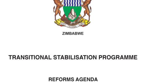 Publication cover - Zimbabwe Transitional Stabilisation Programme